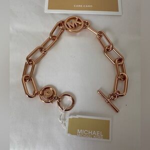 Michael Kors Rose Gold Link Bracelet